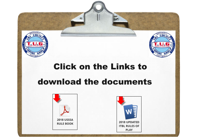 Click on the Links to download the documents  2018 USSSA RULE BOOK 2018 UPDATED ITBL RULES OF PLAY